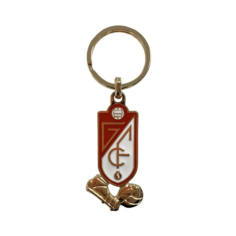 Llavero Granada CF Escudo Bota Dorado
