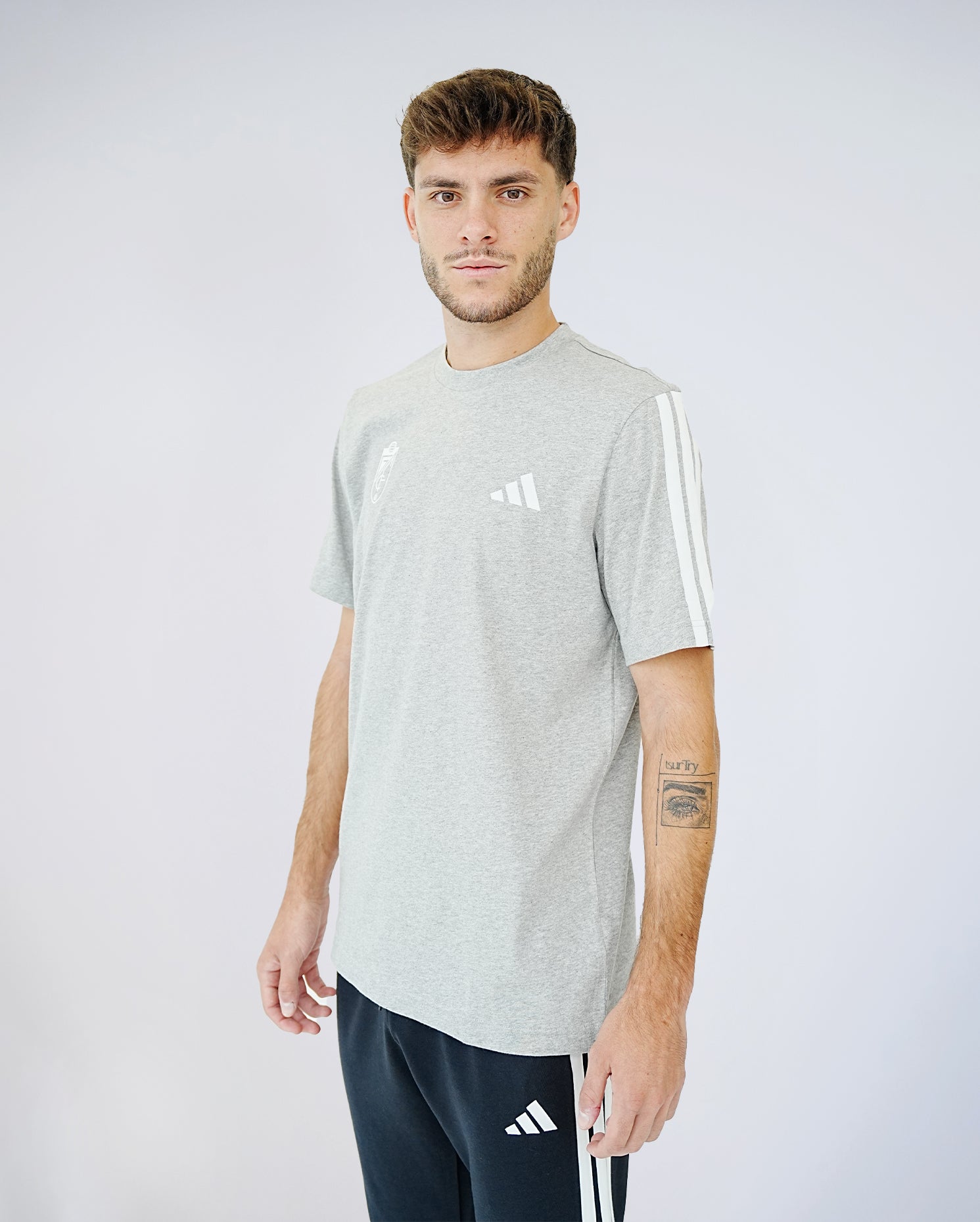 Camiseta FI Gris Hombre adidas 25-26