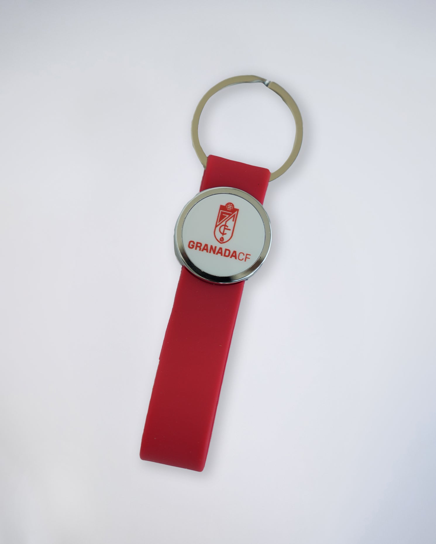 Llavero Cinta Roja Silicona