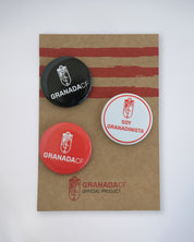 Set 3 Chapas Granada CF