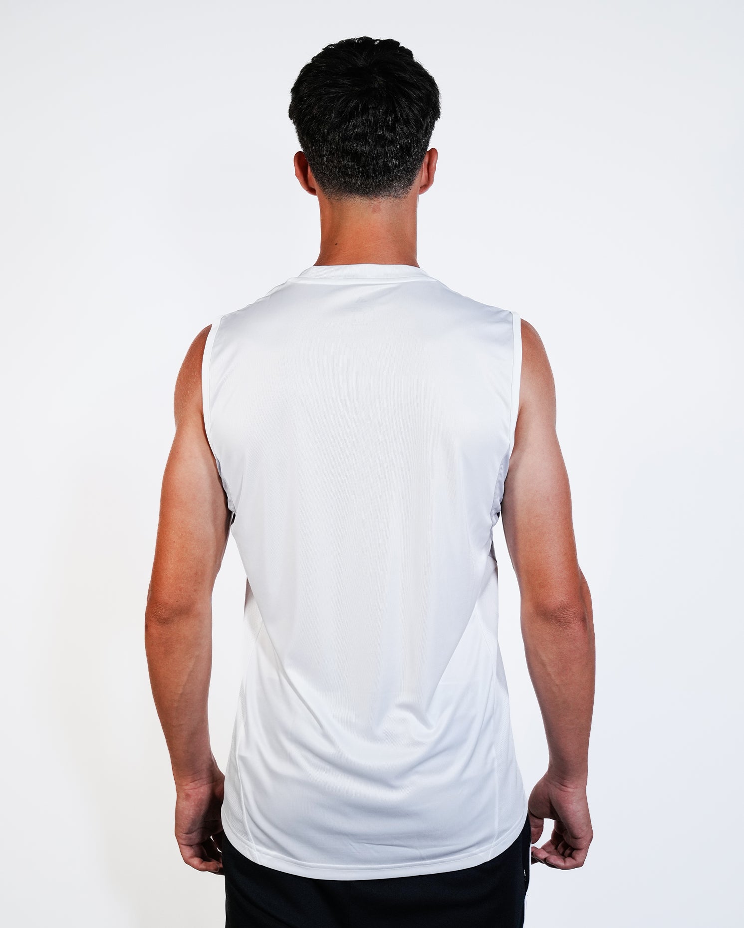 Camiseta Entreno Sin Mangas Blanca Hombre adidas 25-26