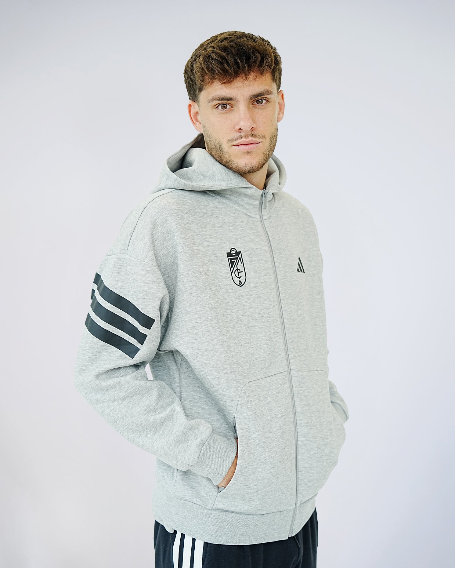 Chaqueta FI Gris Hombre adidas 25-26