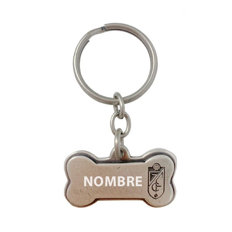 Medalla Personalizada Hueso Mascota Granada CF