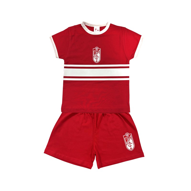 Pijama Rojo Verano Niño Granada CF