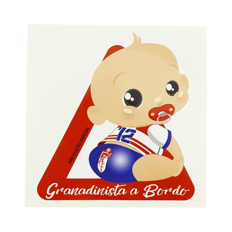Pegatina Granada CF Granadinista a Bordo""
