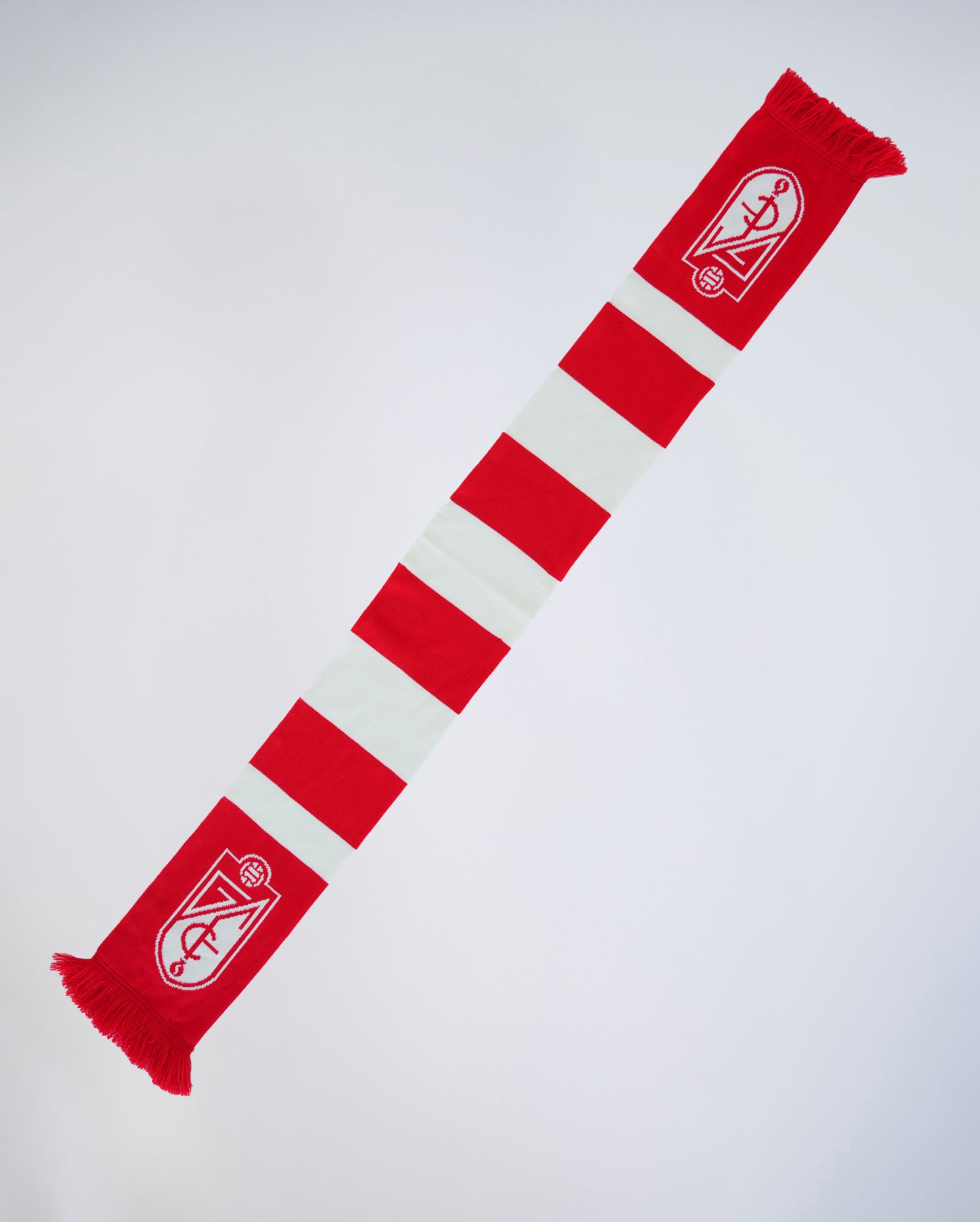 Bufanda Granada CF Doble Raya Roja