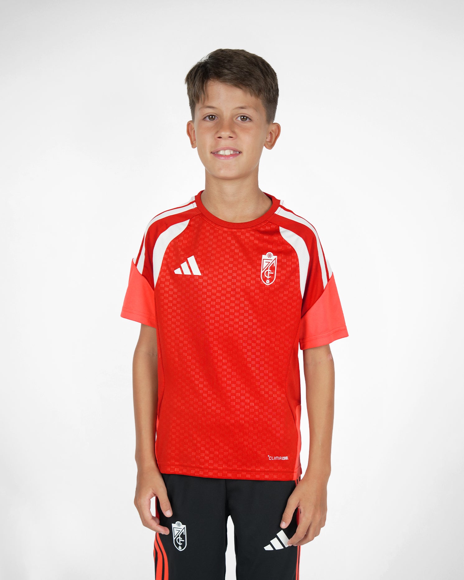 Camiseta Entreno Roja Niño adidas 26-27