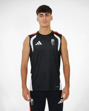 Camiseta Entreno Sin Mangas Negra Hombre adidas 26-27