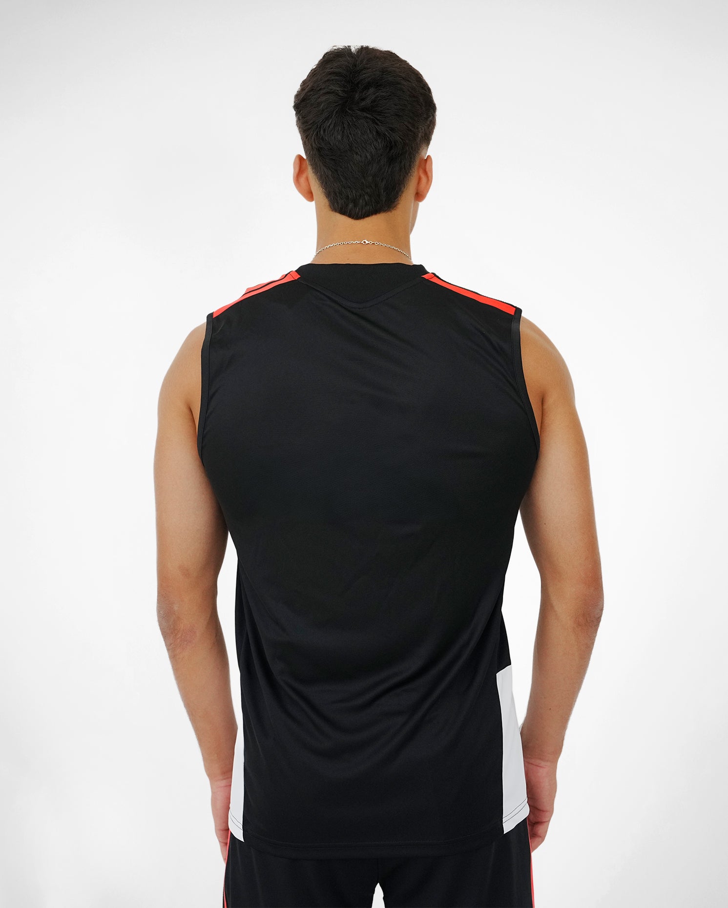 Camiseta Entreno Sin Mangas Negra Hombre adidas 26-27