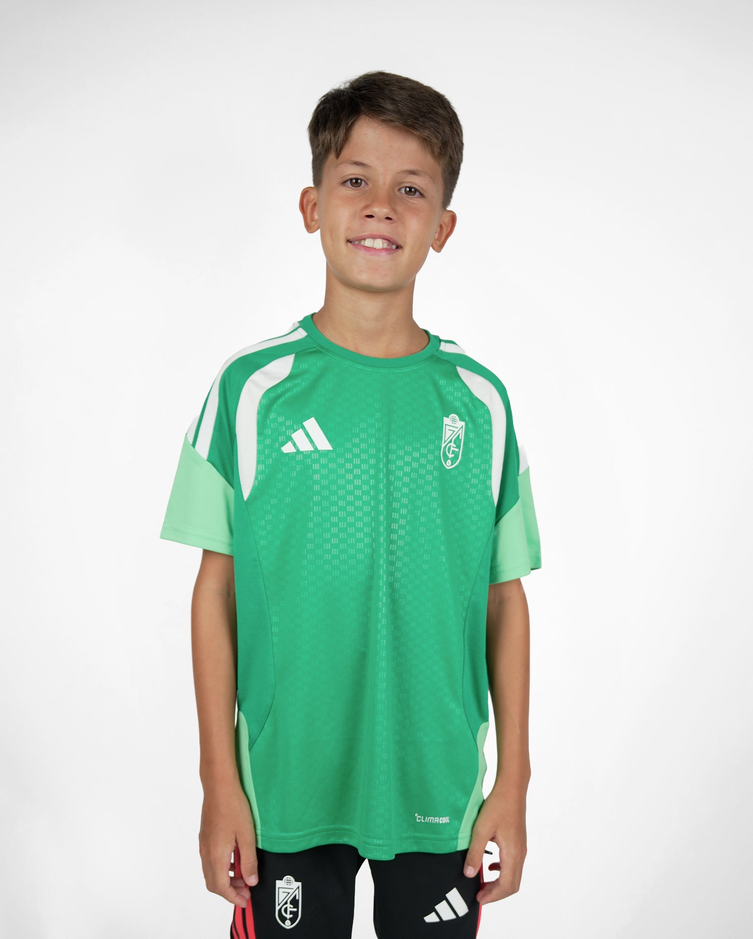 Camiseta Entreno Verde Niño adidas 26-27