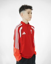 Sudadera Entreno Roja Niño adidas 26-27