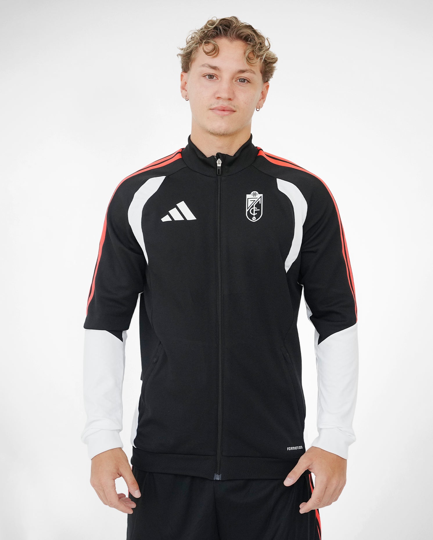 Chaqueta Chándal Jugador Negra Hombre adidas 26-27