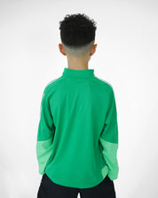 Sudadera Entreno Verde Niño adidas 26-27