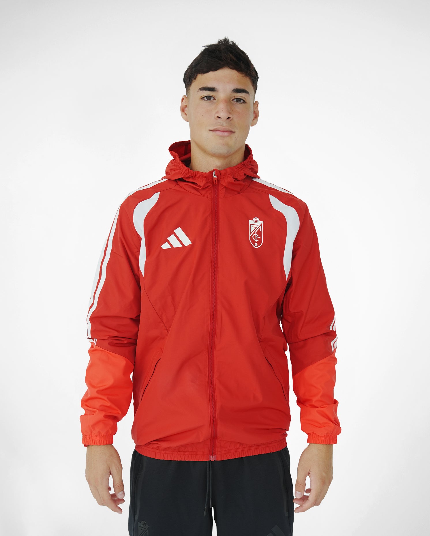 Chubasquero Entreno Rojo Hombre adidas 26-27