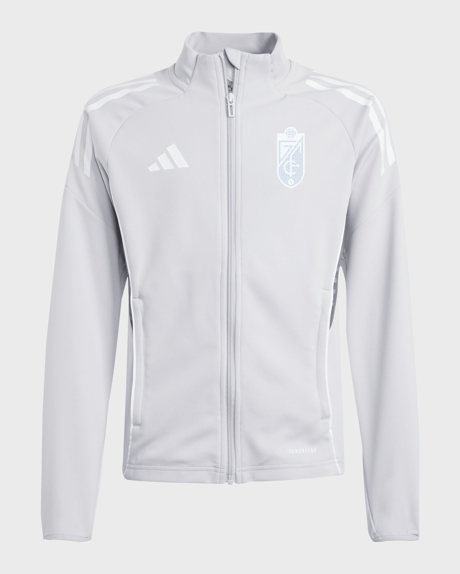 Chaqueta Chándal Gris Junior adidas 25-26