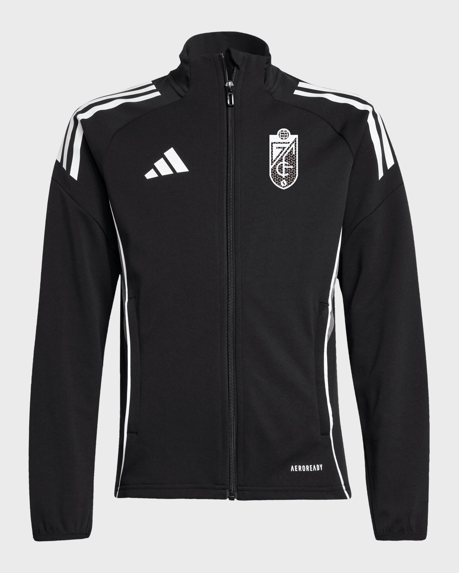 Chaqueta Chándal Negra Niño adidas 25-26