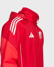 Chubasquero Entreno Rojo Hombre adidas 25-26