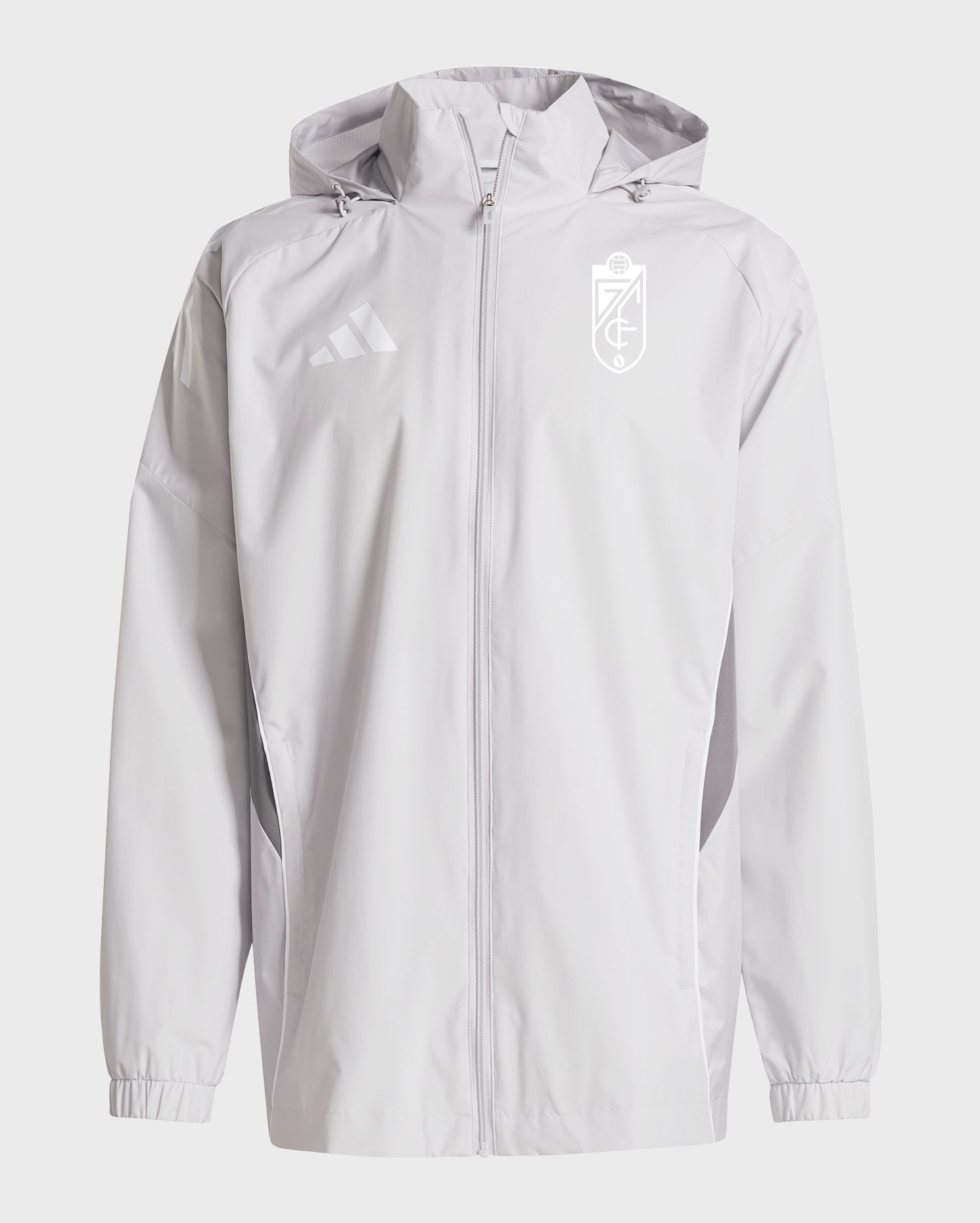 Chubasquero Entreno Gris Hombre adidas 25-26