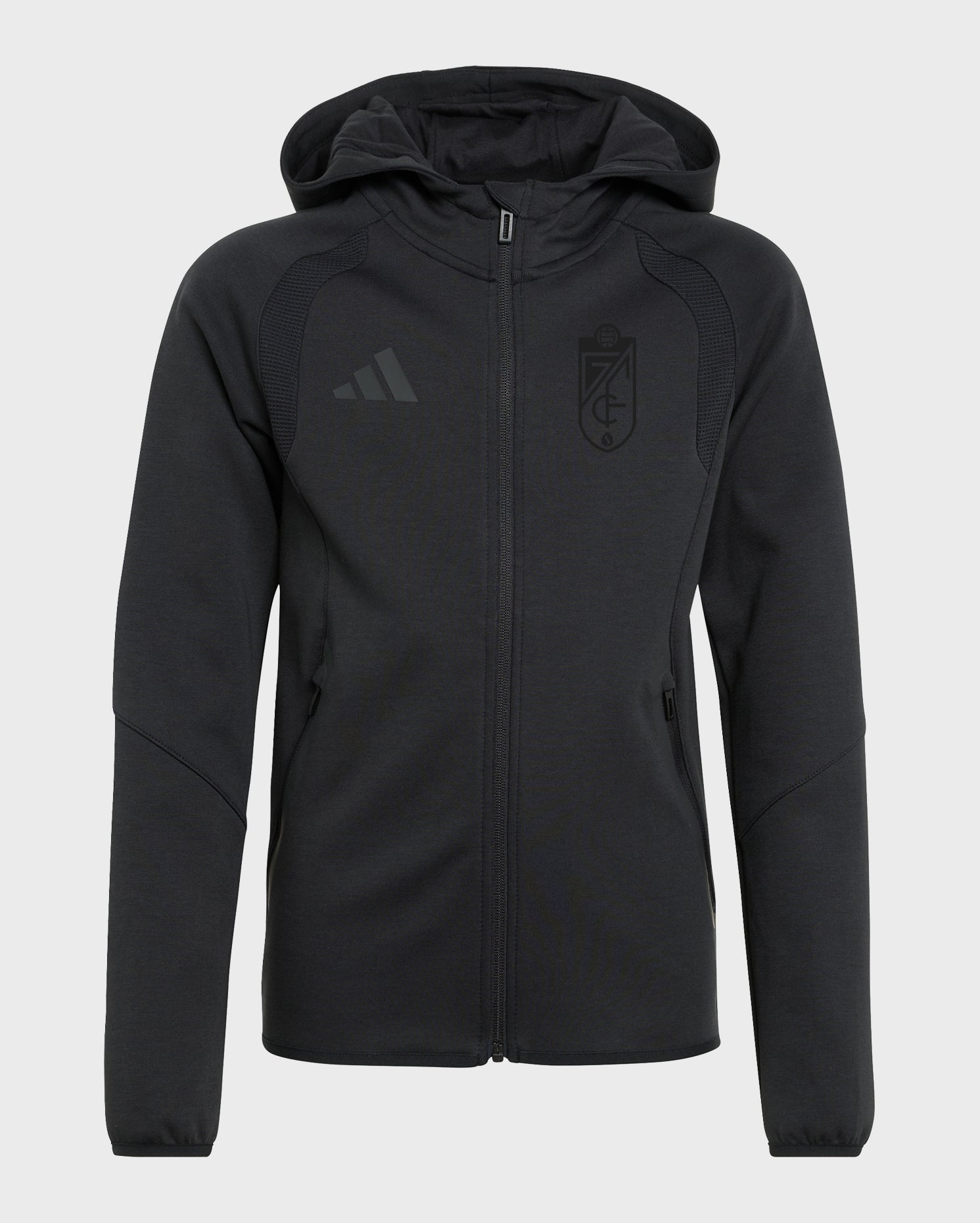 Hoodie Travel Negra Niño adidas 26-27