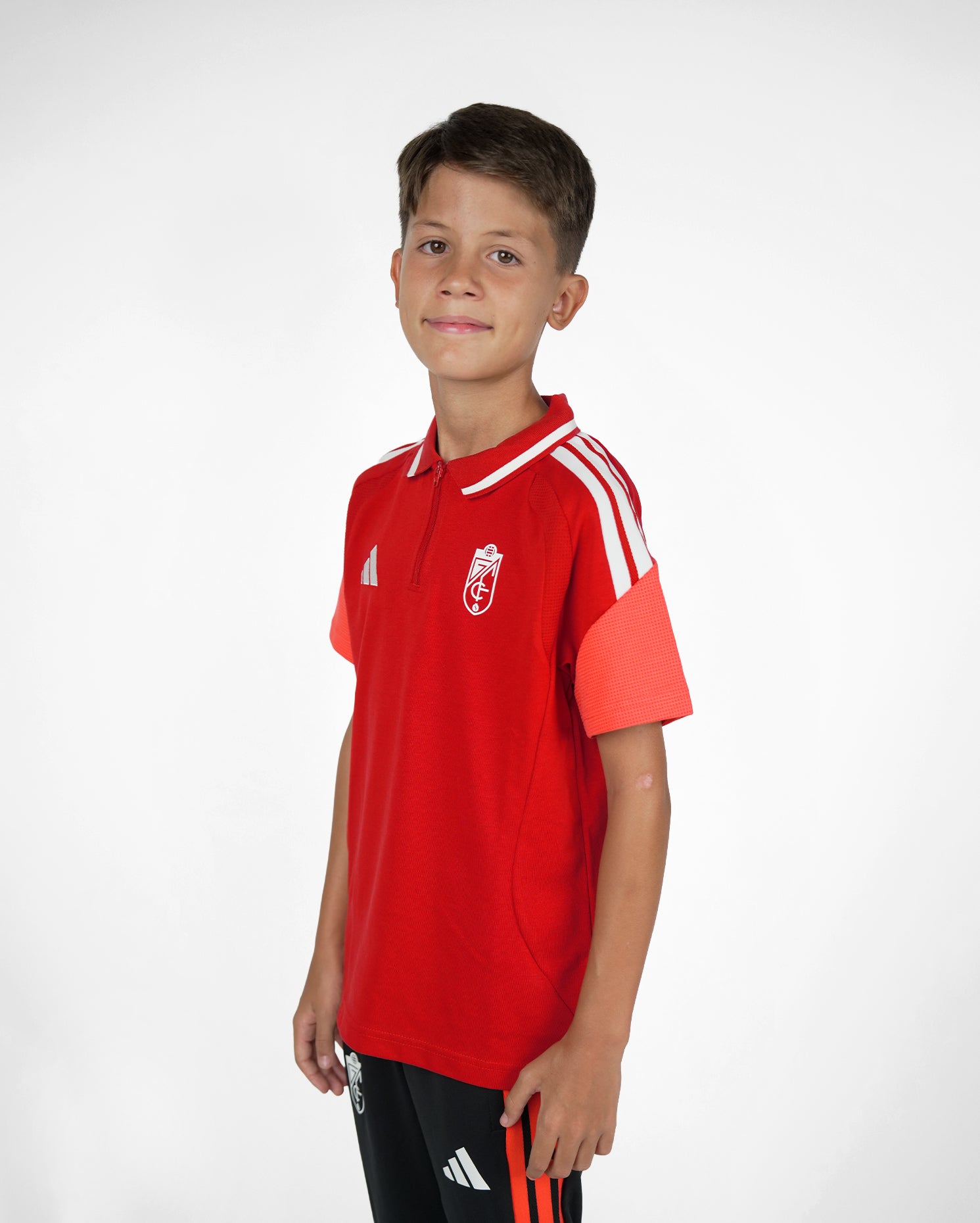 Polo Rojo Niño adidas 26-27