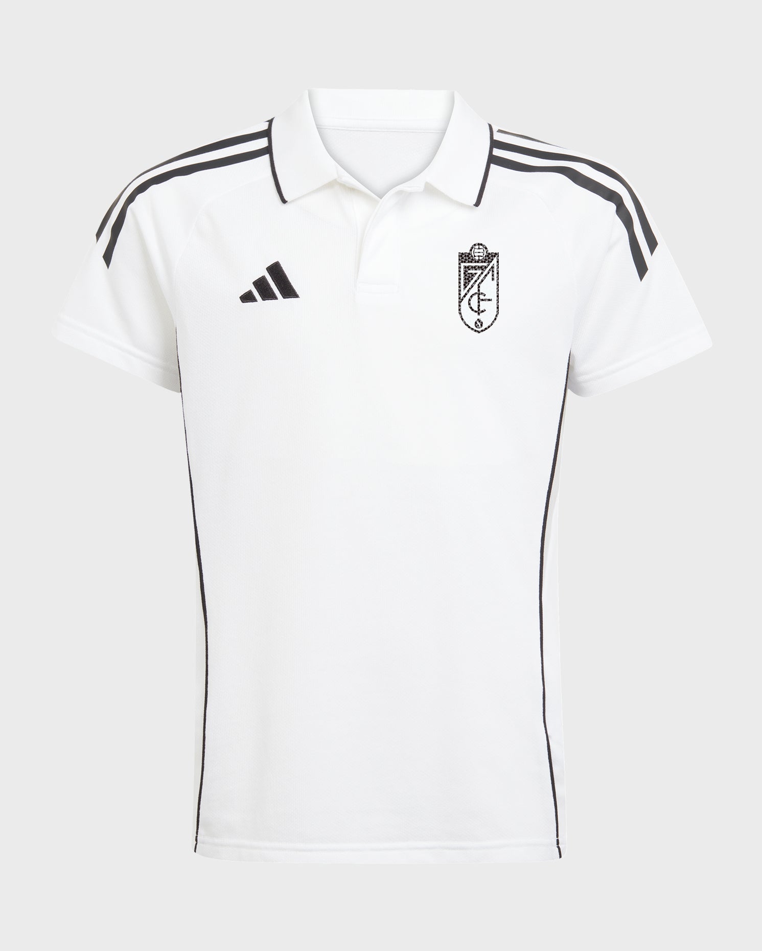 Polo Blanco Niño adidas 25-26