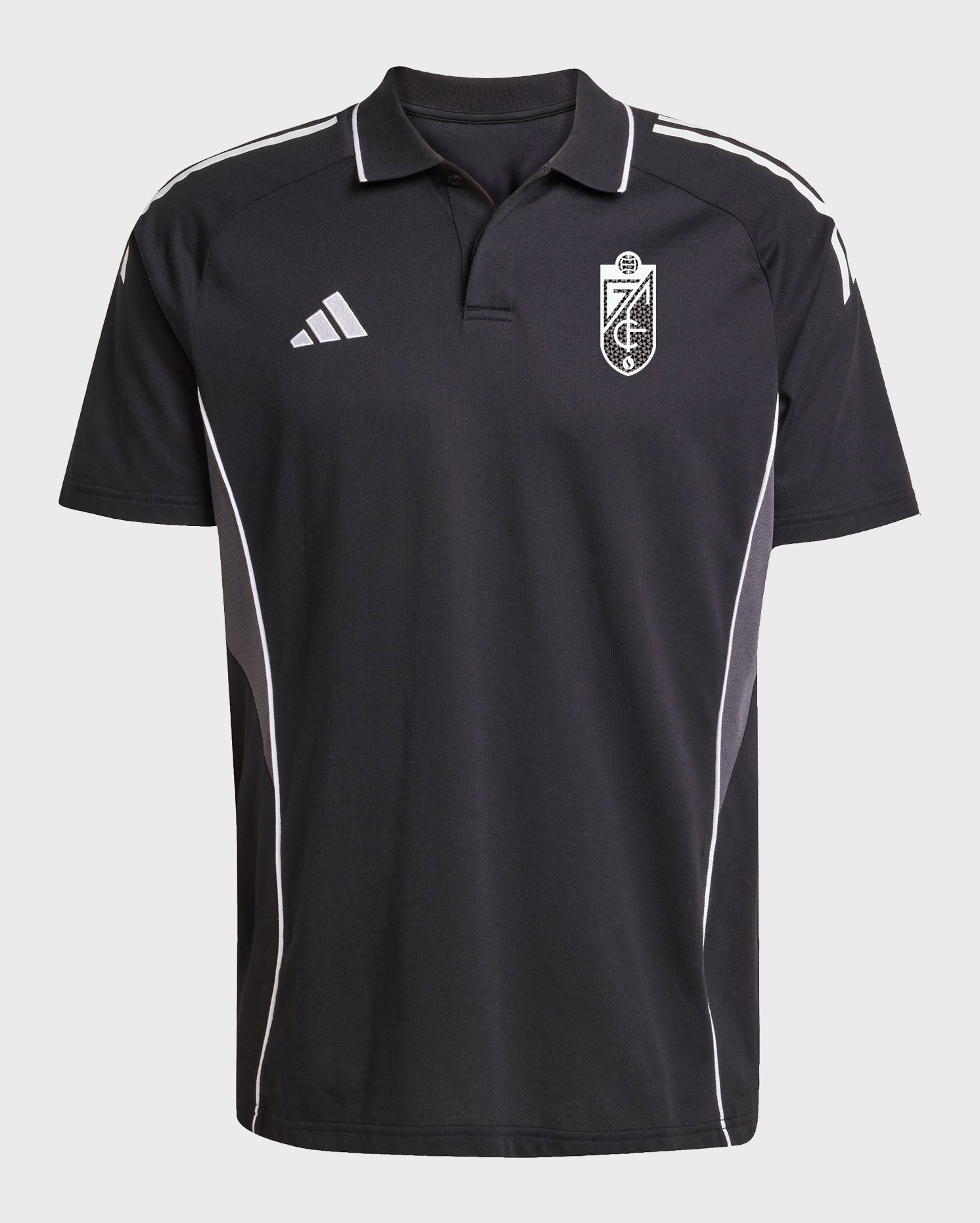 Polo Negro Hombre adidas 25-26