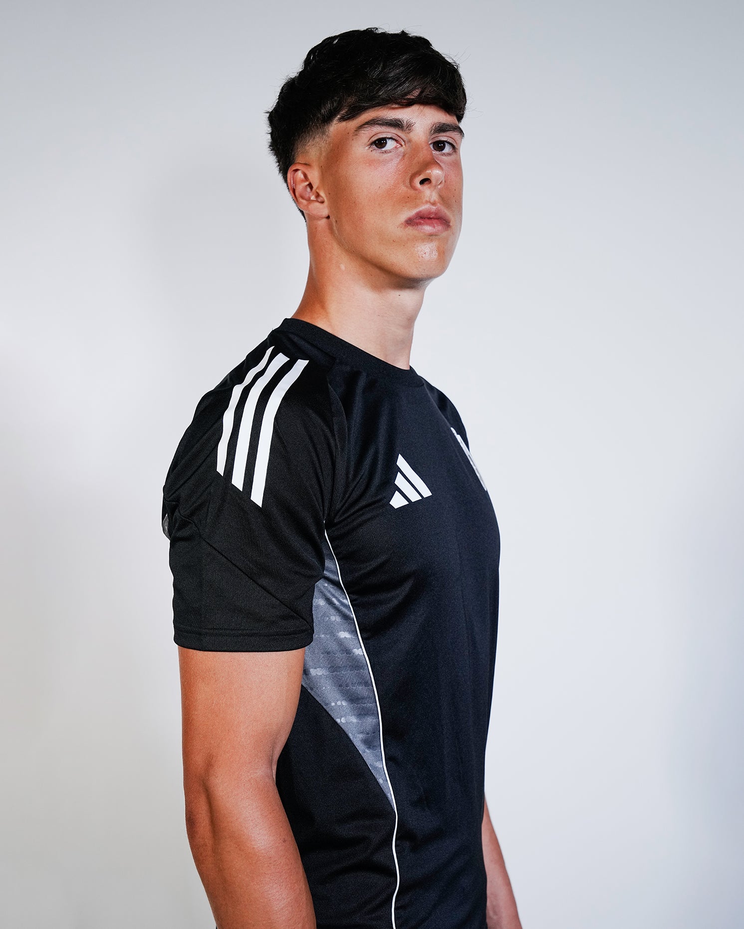 Camiseta Entreno Negra Hombre adidas 25-26