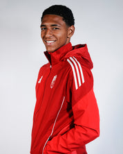 Chubasquero Entreno Rojo Hombre adidas 25-26