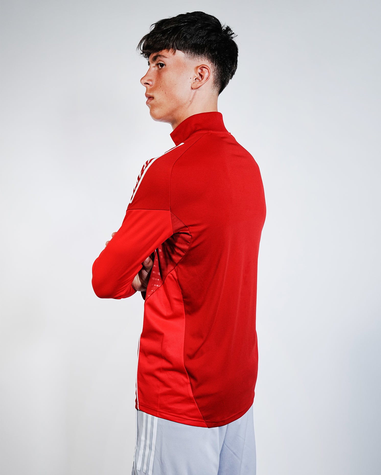 Sudadera Entreno Roja Hombre adidas 25-26