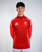 Sudadera Entreno Roja Hombre adidas 25-26
