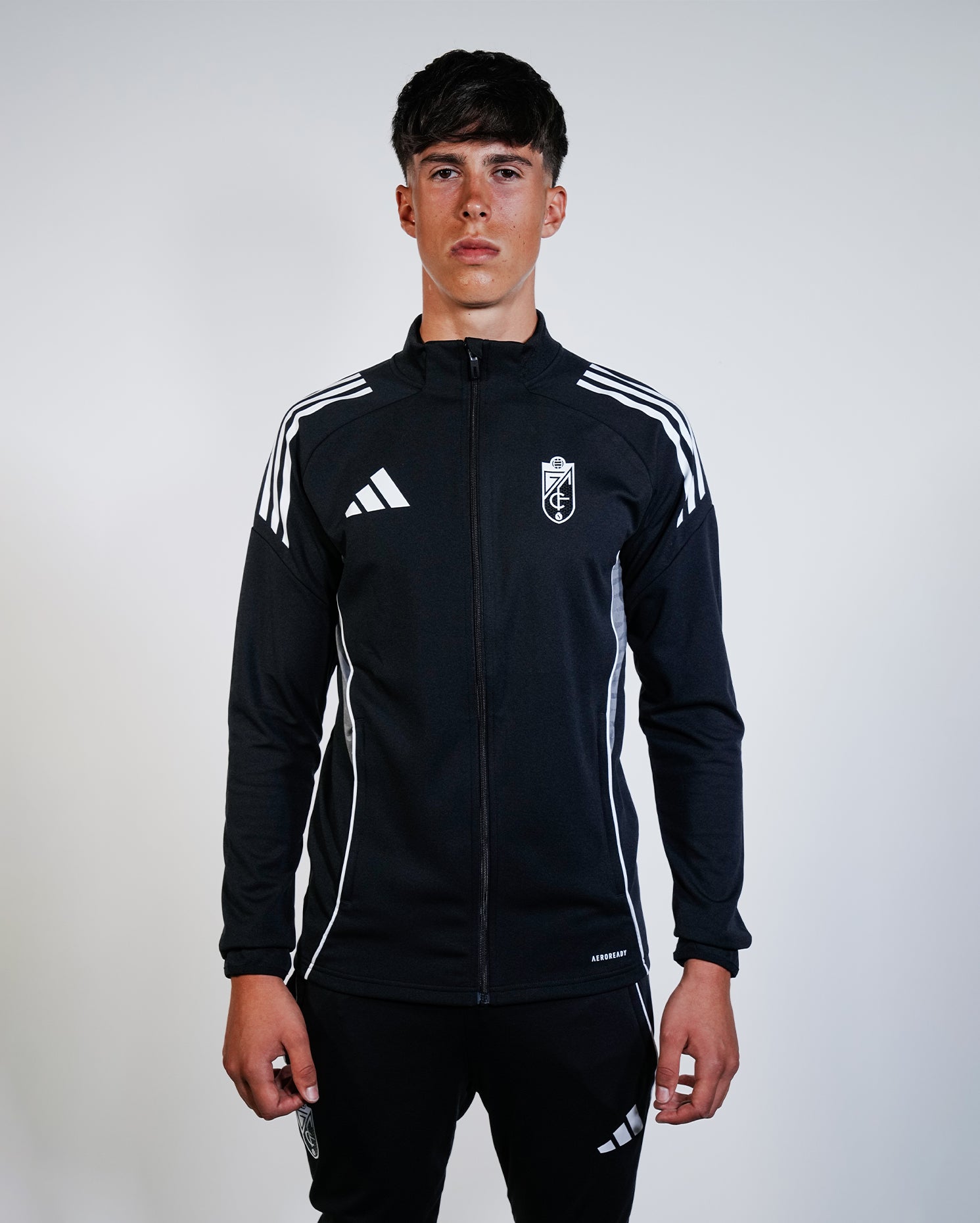 Chaqueta Chándal Negra Hombre adidas 25-26