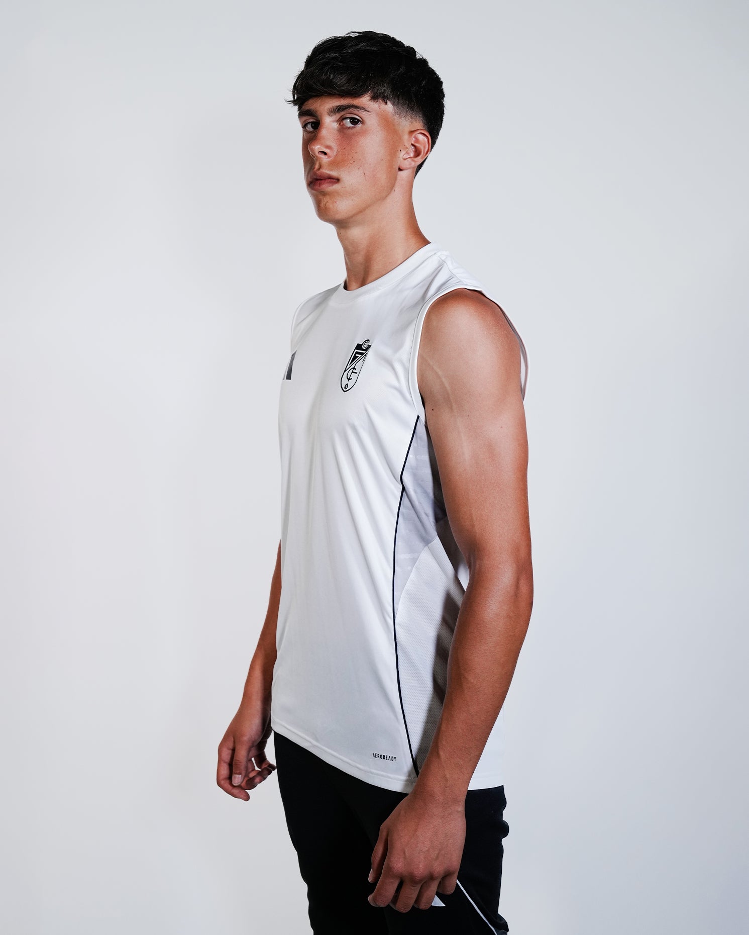 Camiseta Entreno Sin Mangas Blanca Hombre adidas 25-26