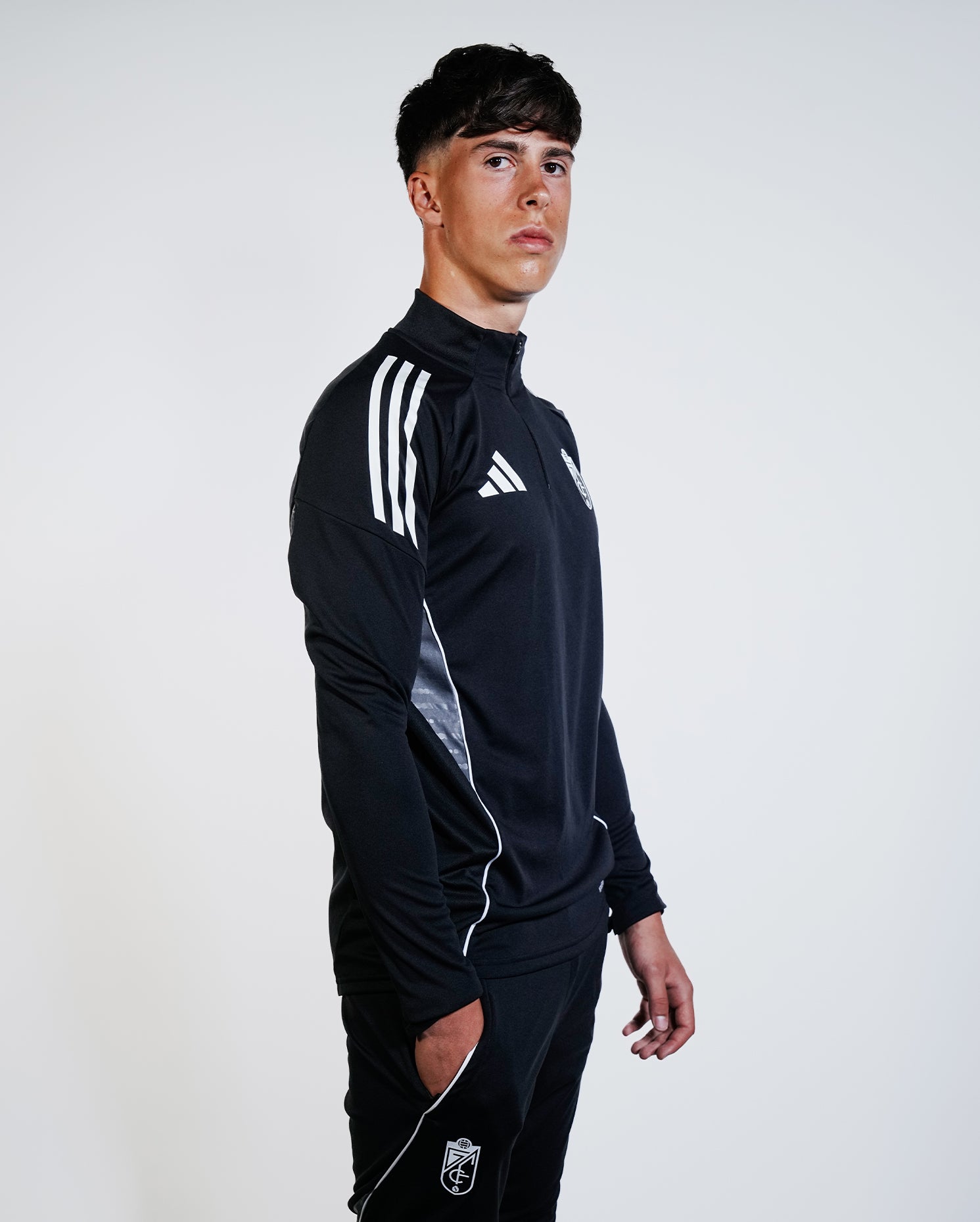 Sudadera Entreno Negra Hombre adidas 25-26