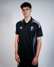 Polo Negro Hombre adidas 25-26
