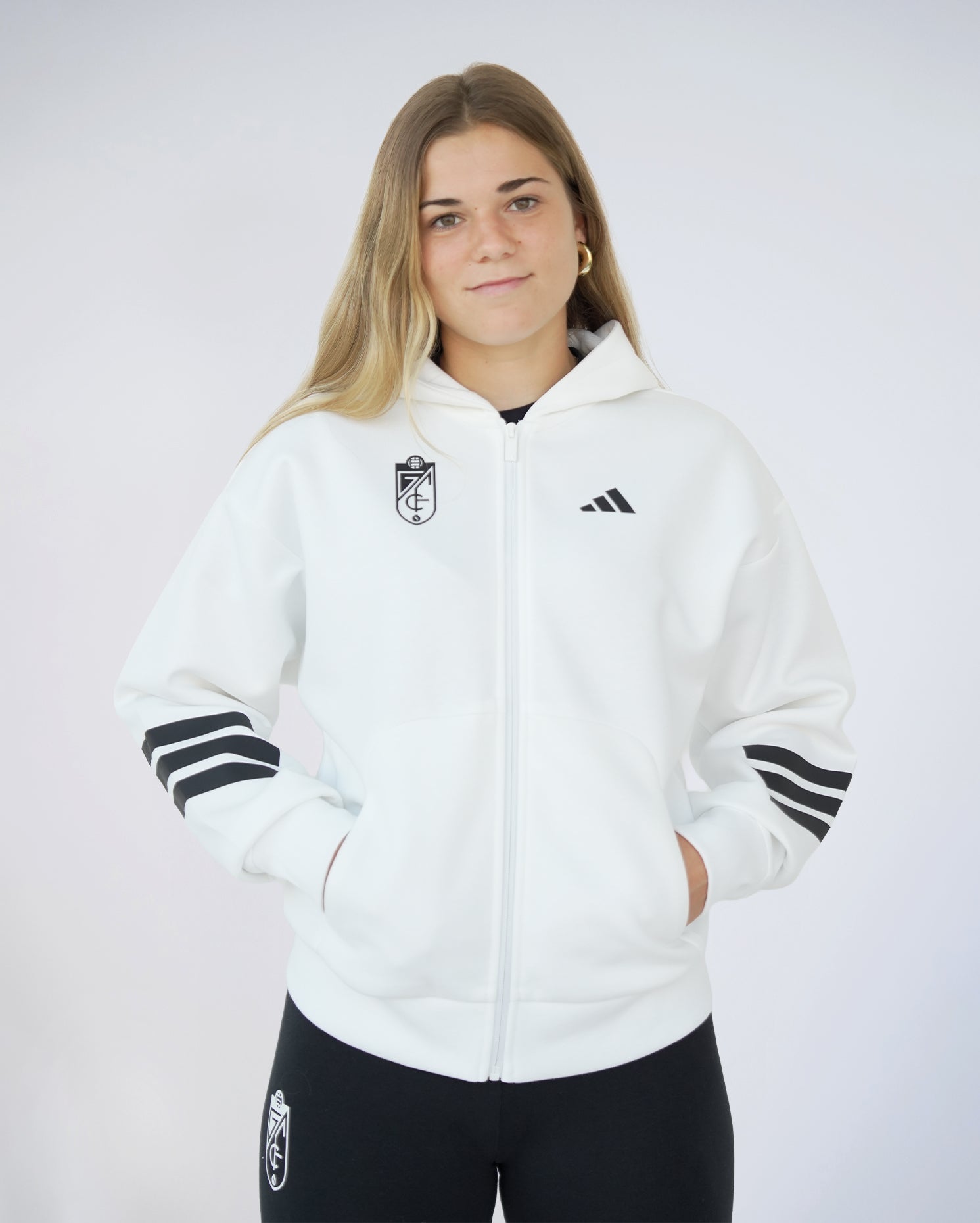Chaqueta FI Blanca Mujer adidas 25-26