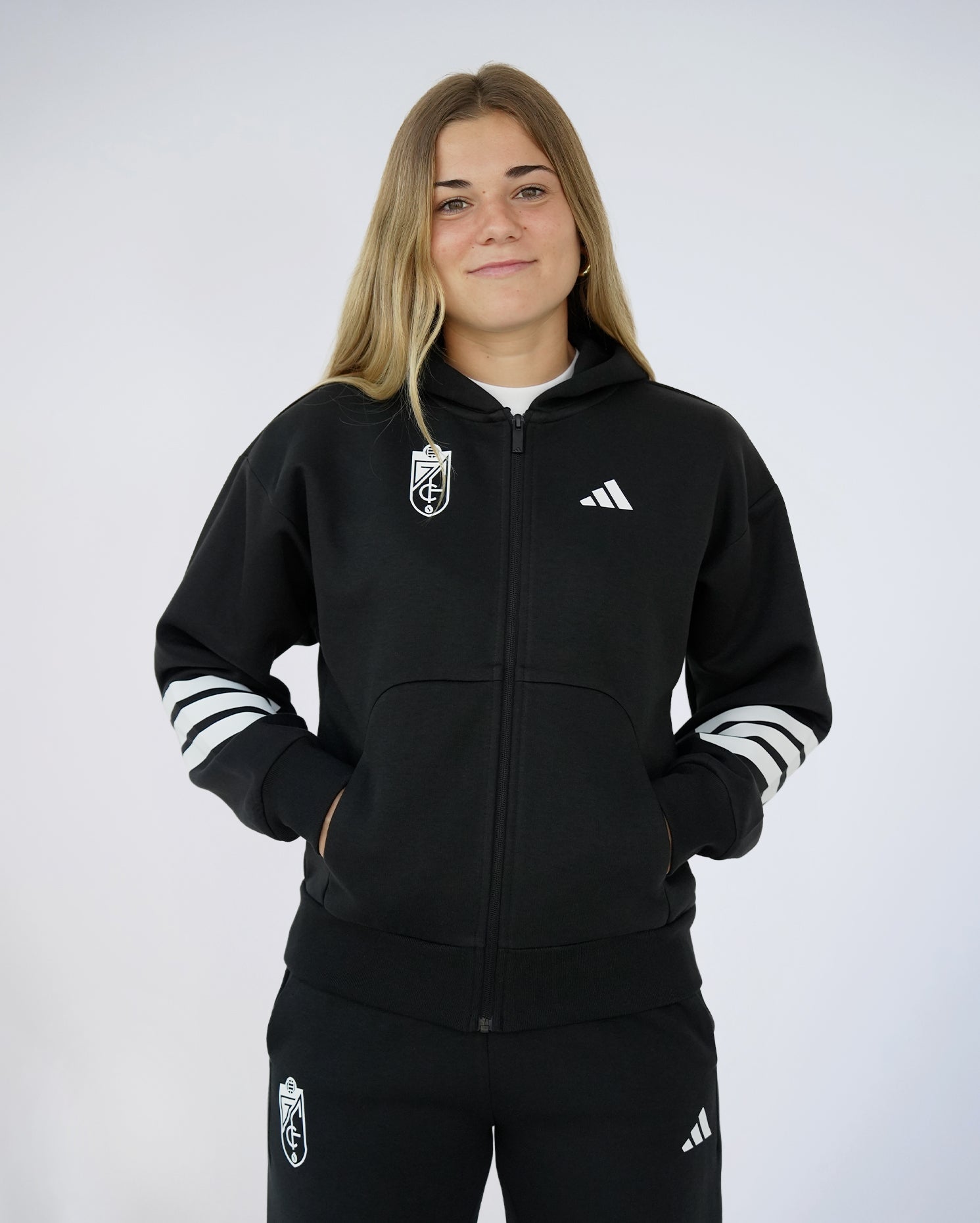 Chaqueta FI Negra Mujer adidas 25-26