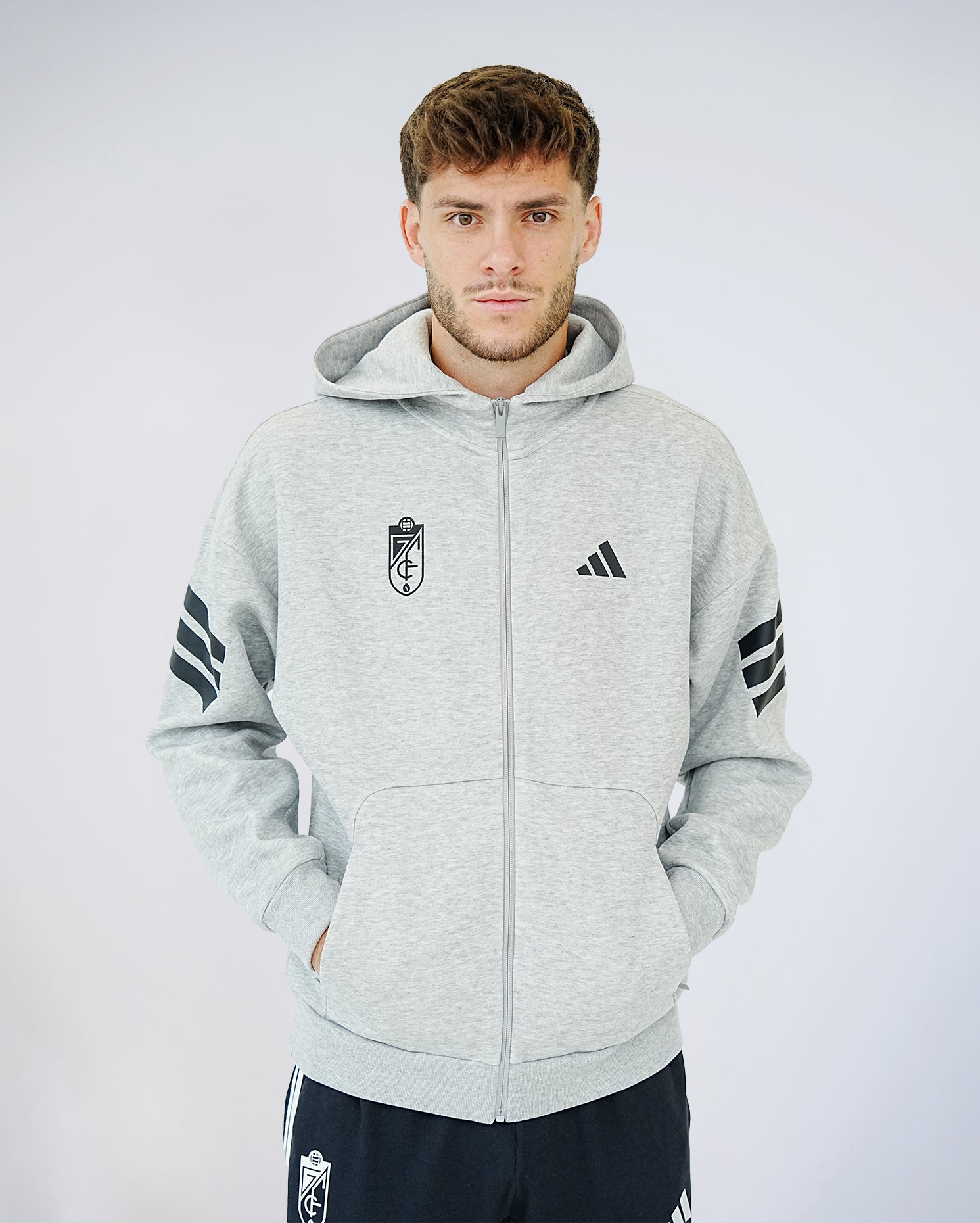 Chaqueta FI Gris Hombre adidas 25-26