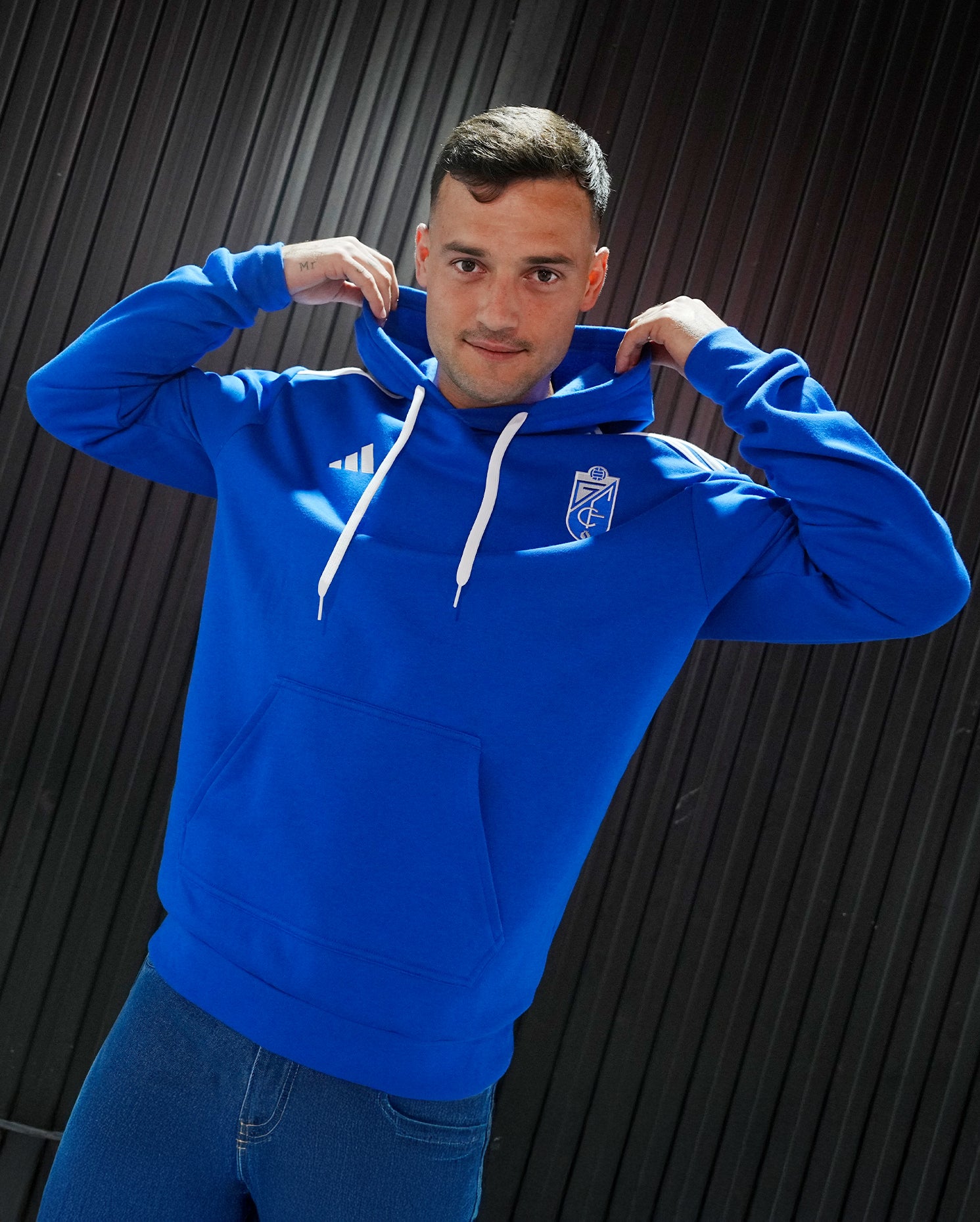 Hoodie Pre partido Segunda Equipación Hombre adidas 25-26