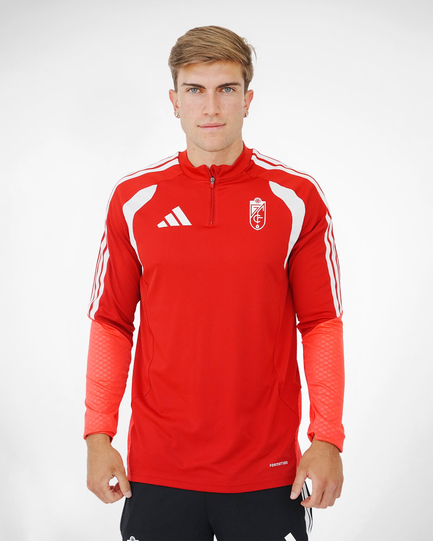 Sudadera Entreno Roja Hombre adidas 26-27