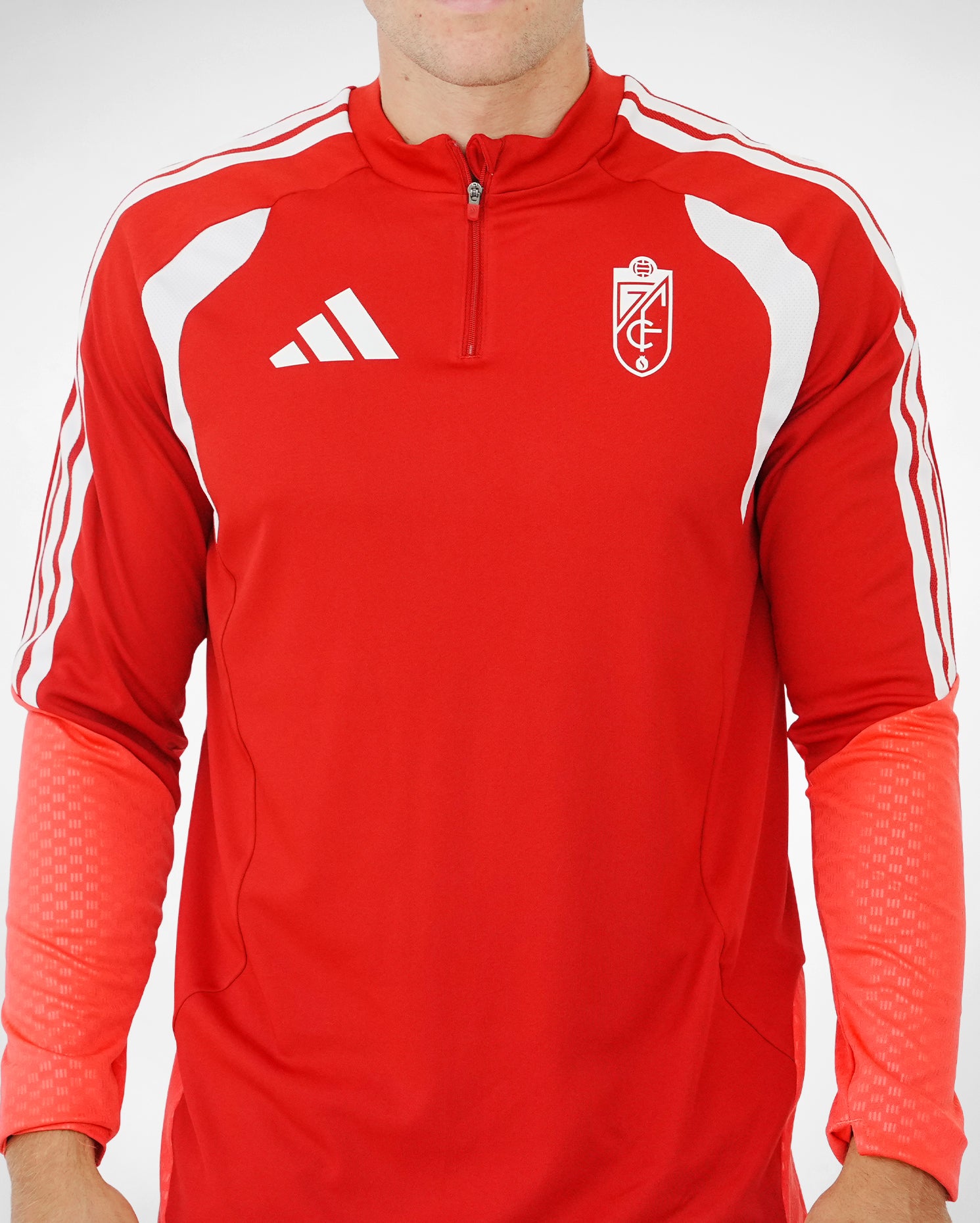 Sudadera Entreno Roja Hombre adidas 26-27