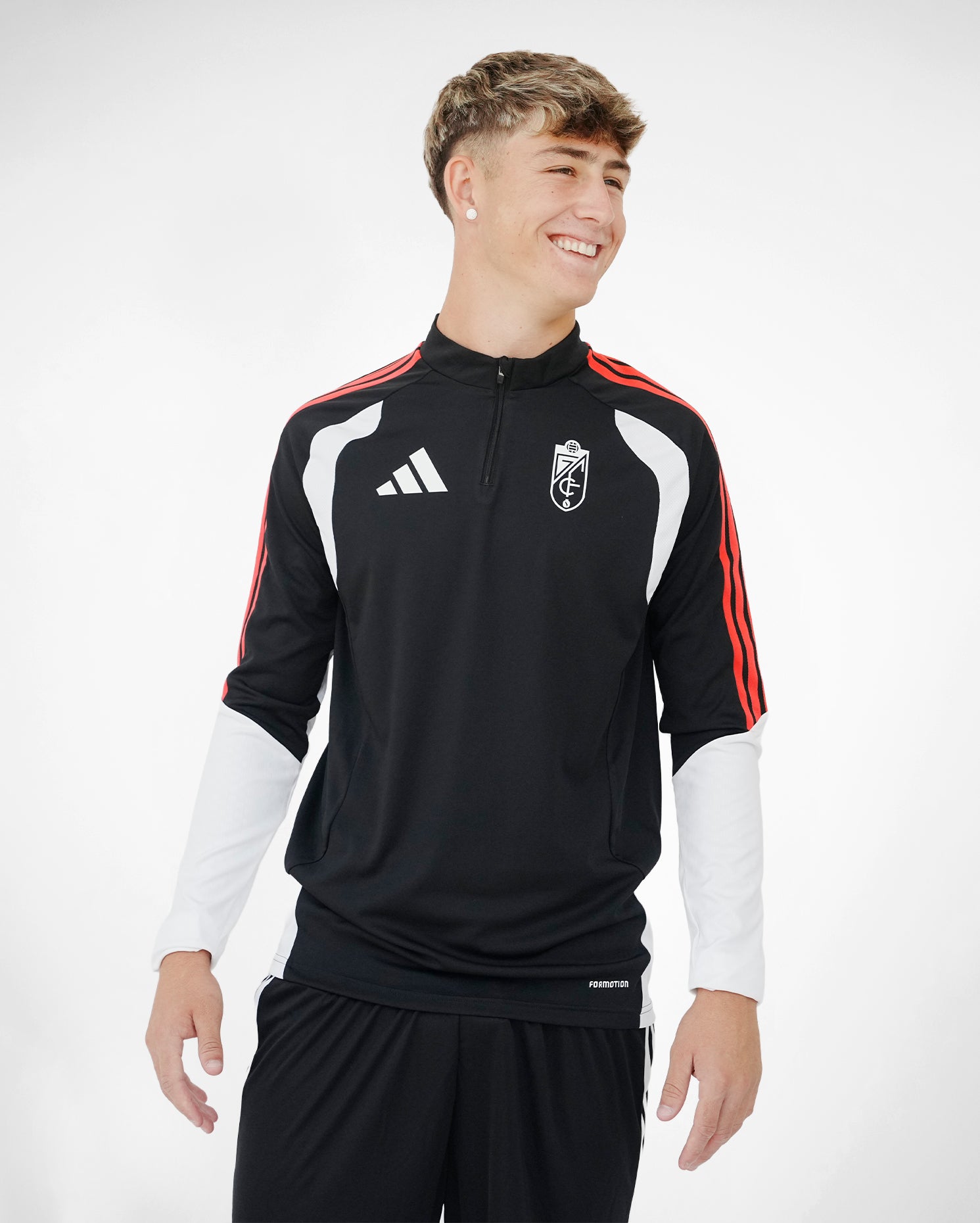Sudadera Entreno Negra Hombre adidas 26-27