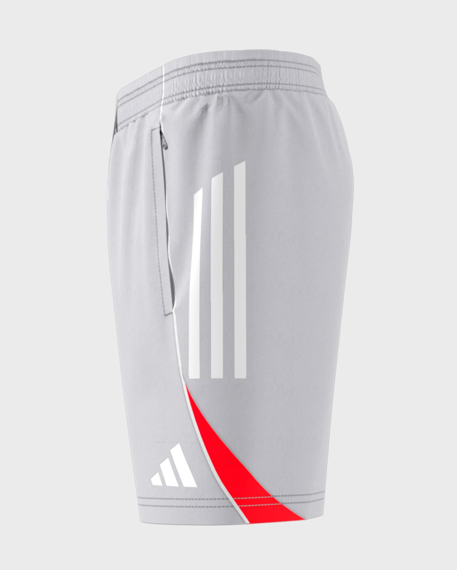Pantalón Corto Entreno Gris Niño adidas 25-26