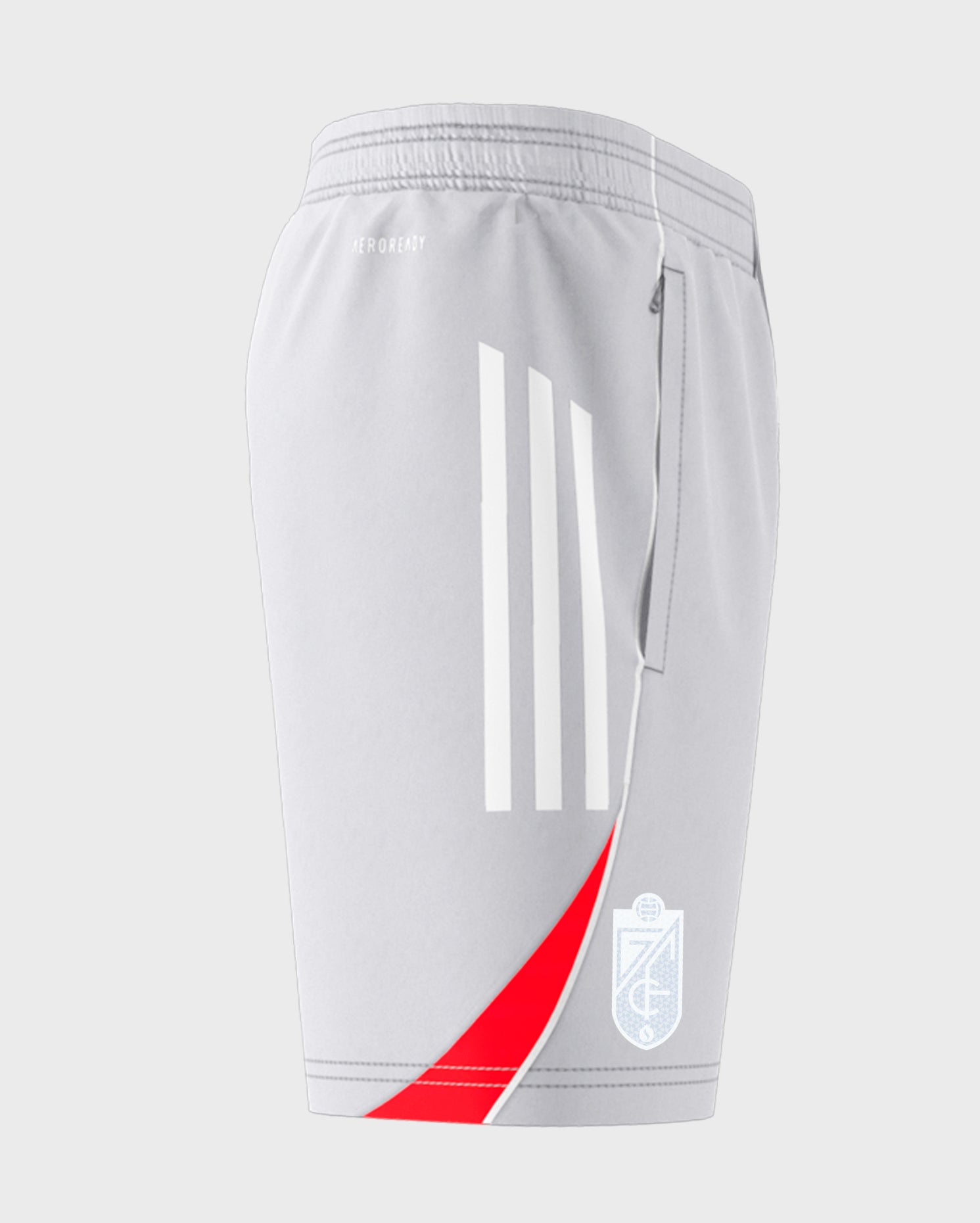 Pantalón Corto Entreno Gris Niño adidas 25-26