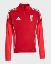 Sudadera Entreno Roja Niño adidas 25-26