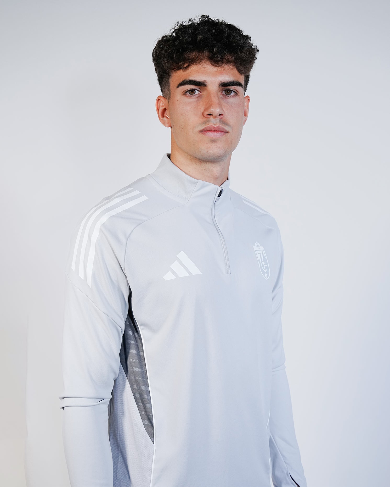 Sudadera Entreno Gris Adulto adidas 25-26