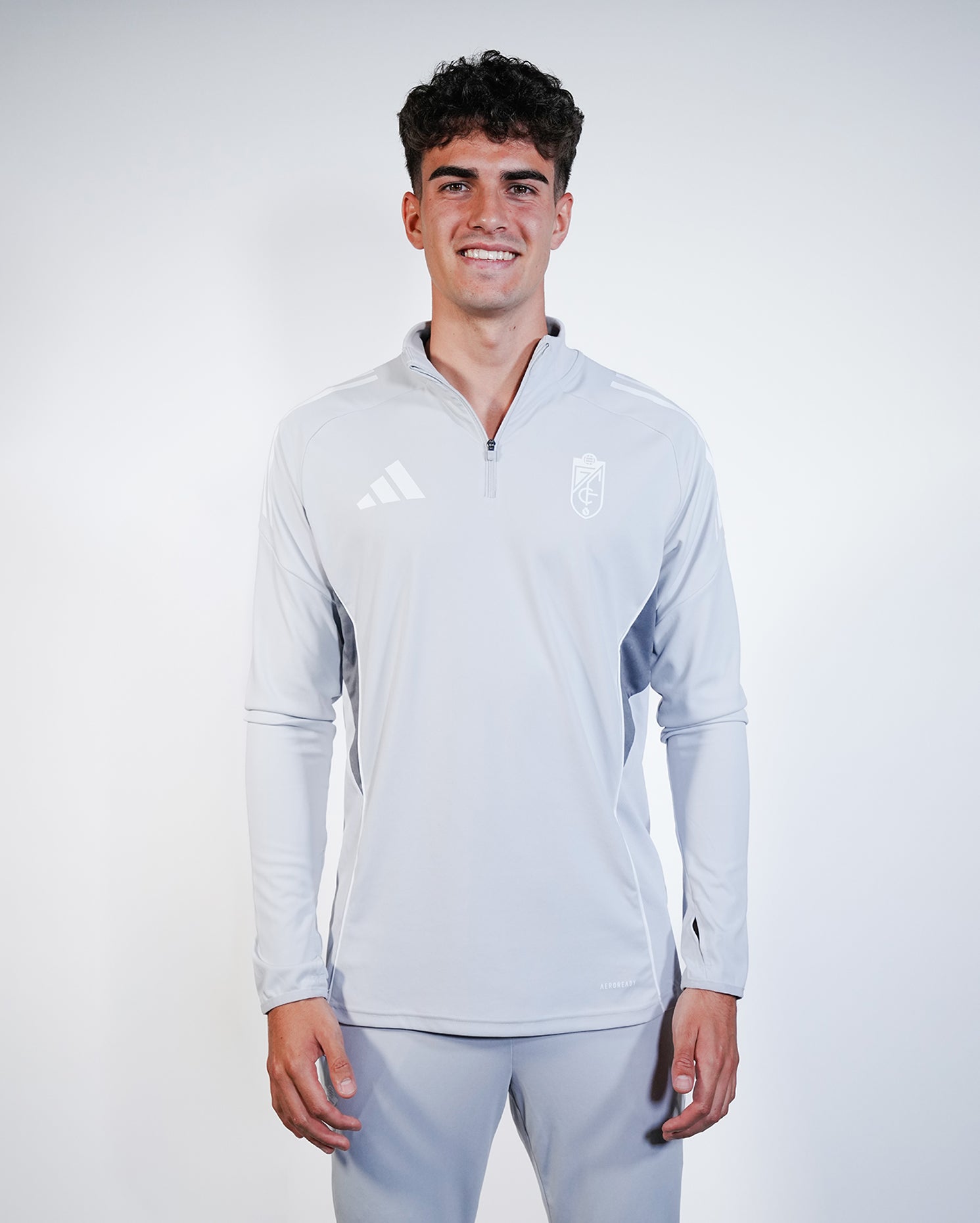 Sudadera Entreno Gris Adulto adidas 25-26