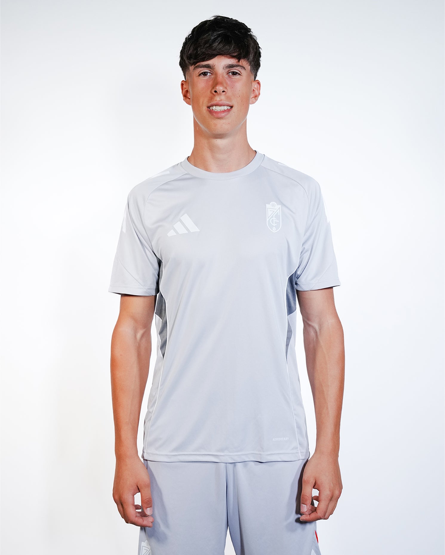 Camiseta Entreno Gris Hombre adidas 25-26